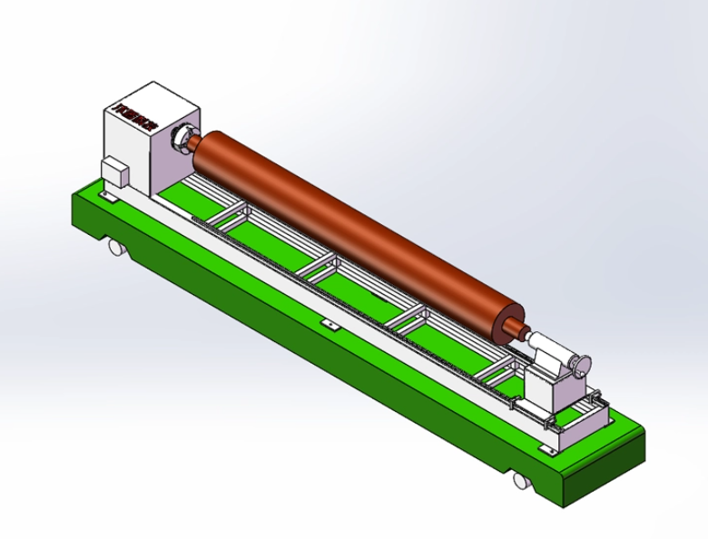 Horizontal Motorized Rotary Table for Spray Processing Lines