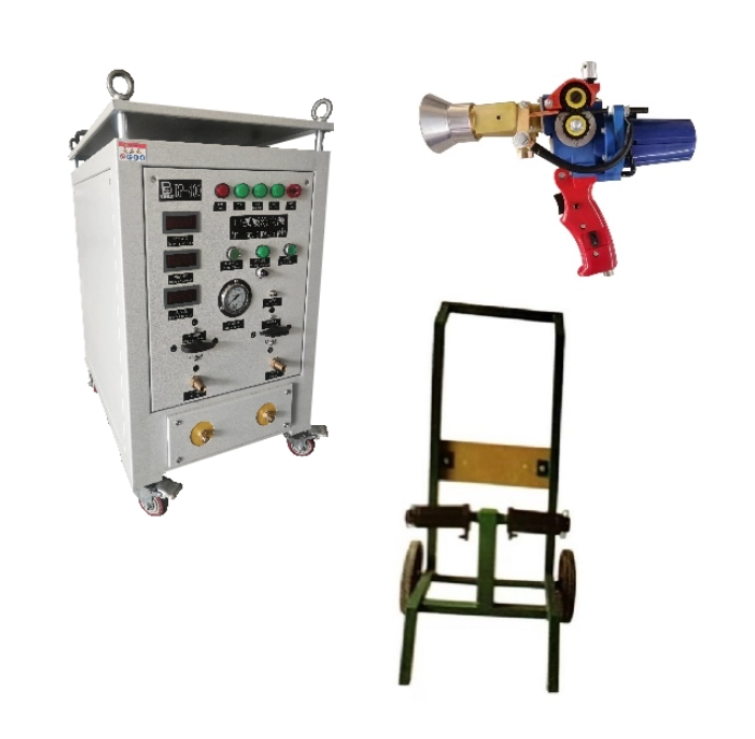 Pull-Type Metallizing Arc Spray Equipment for Steel Structures